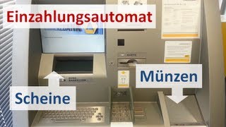 Einzahlung von Bargeld bei der Comdirect ➔ Anleitung [upl. by Geraud]