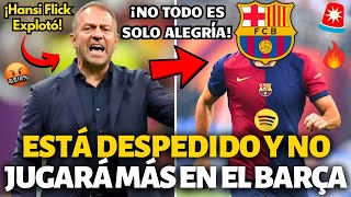 🚨¡BOMBAZO¡FUERA AHORA¡MIRA LO QUE PASÓ DESPUÉS DEL PARTIDO¡NADIE ESPERABA¡NOTICIAS DEL BARCELONA [upl. by Suciram64]