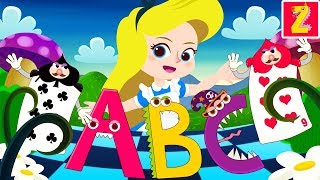 Make Monster ABC with Alice Princess l ABC card game song l funny alphabet l ZooZooSong for kids [upl. by Wrdna]