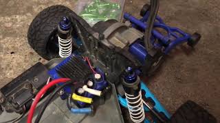 RC Workshop How To Replace Rear Shock Tower On Traxxas RustlerBandit [upl. by Nommad827]