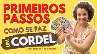 Primeiros Passos  COMO SE FAZ UM CORDEL 01 [upl. by Notserk]