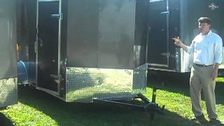 6x12 Horton Hybrid Vnose Enclosed Cargo Trailer [upl. by Llerred]