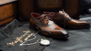 Handcrafting Premium Mens Shoes  Maglieriapelle [upl. by Aluor]