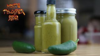 Jalapeno Hot Sauce  Picante Salsa Verde Recipe [upl. by Zahara]