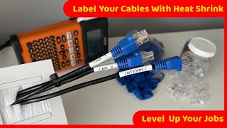 How To Label Cables Using Heat Shrink [upl. by Enawtna]