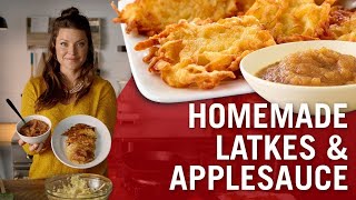 How to Make Latkes Potato Pancakes amp Homemade Applesauce  Flavour Makers Series  Club House [upl. by Ybreh]