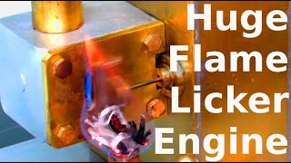 Huge Flame Licker Engine [upl. by Emerald]