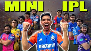 I organized a MINI IPL TOURNAMENT😍 Cricket Cardio League 2024🔥 [upl. by Docilu388]