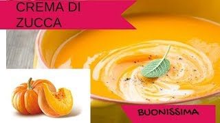 Vellutata di Zucca Primo piatto Gustoso e Leggero [upl. by Hnirt563]