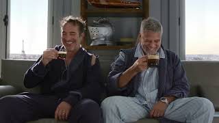 Nespresso Werbung mit George Clooney und Jean Dujardins 2023 [upl. by Oicnaneb536]