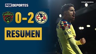 😎 GANÓ AMÉRICA  FC Juárez 02 América  HIGHLIGHTS  Jornada 4  Liga MX 2024 [upl. by Vin186]