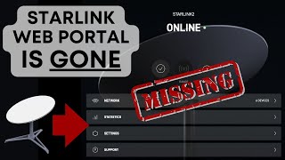 Starlink Dish Web Portal Is No Longer Available [upl. by Bathsheeb782]