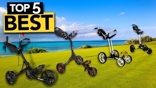 TOP 5 Best Golf Trolleys  2024 Buyers Guide [upl. by Niliak837]