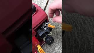 How to adjust a Homelite 2cycle carburetor blower 26b [upl. by Wilbert]