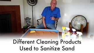 Different Sanitizing Products for Sand Trays and Sand  Part 3 [upl. by Gal900]