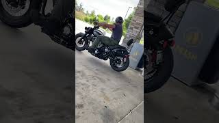 Freedom performance exhaust Stage 2 Indian Chief Bobber Dark Horse ￼ [upl. by Arata]