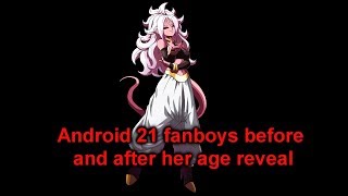 Dragon ball Fighterz Android 21s age [upl. by Wylde]