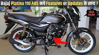 2024 New Platina 110 ABS E20 Full Review  Price New features amp update [upl. by Nylrebma158]