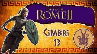 Destroy The Britons Threat  Total War Rome 2 Cimbri Part 13 [upl. by Nyliret683]