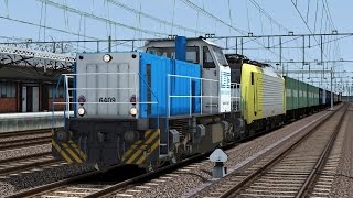 Train Simulator Coevorden  Almelo with LTE 6400 [upl. by Alegnasor738]