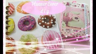 PLANNER COVER DIY Happy Planner amp Dollar Tree Planner [upl. by Ardnikal895]