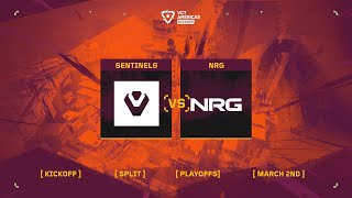 Sentinels vs NRG  VCT Americas Kickoff  Playoffs  Map 3 [upl. by Kristof463]