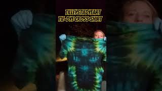 Tie dye Cross shirt revealtilleystiedyeart tiedyefashion [upl. by Trilbee]