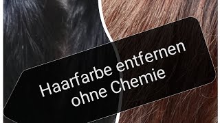 Schwarze Intensivönung aus den Haaren entfernen mit Vitamin C😉 [upl. by Morrill355]