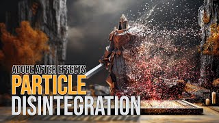 Particle Disintegration Effect Tutorial  VFX Tutorial [upl. by Kloster]