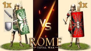 How Many Upgrades Early Legionary Cohort Needs to Beat Legionary Cohort in OG Rome Total War [upl. by Ahsyla152]