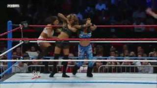 Melina amp Gail Kim vs Maryse amp Alicia Fox  WWE Superstars 111810 [upl. by Derby]