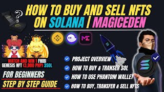 How To Buy Sell amp Transfer NFTs on SOLANA  Fhibi Genesis [upl. by Maurine]