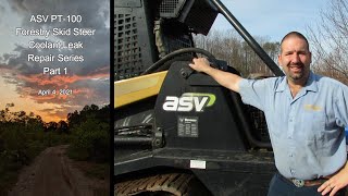 Part 1 ASV PT 100 Forestry Skid Steer Coolant Leak Repair Series [upl. by Sherye]