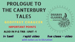 Prologue to the Canterbury tales by Geoffrey Chaucer [upl. by Anayk]