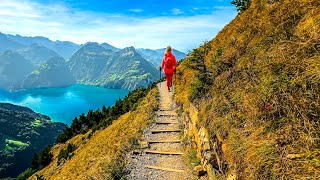 Walking the most epic ridge hike in Switzerland 🇨🇭 Stoos  Fronalpstock [upl. by Galen]