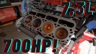 700hp 73L Powerstroke build is almost complete [upl. by Nnaael196]