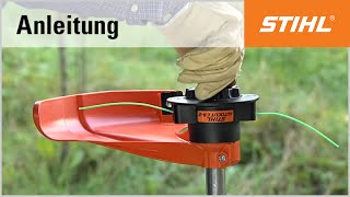 Die Montage des Mähkopf STIHL AutoCut C 52 [upl. by Ferd]