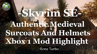 Skyrim SE Authentic Medieval Surcoats And Helmets [upl. by Dermott]