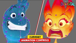 Shaping the Elements Curvenet Animation Controls in Pixar’s Elemental  3D Animation Internships [upl. by Olocin]