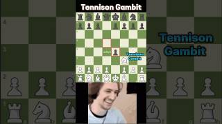 6 move checkmate  Tennison Gambit  chess chesspuzzlesmatein2 chesstactics checkmate shorts [upl. by Eselahs47]