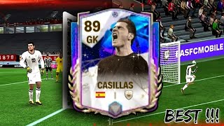 89 CASILLASS REVIEW  CASILLAS IN FC MOBILE 23  FC MOBILE GAMEPLAY ⚽ [upl. by Nnylekoorb]