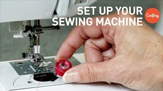 How to Set Up a Sewing Machine for Beginners with Angela Wolf [upl. by Nedroj]