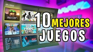 10 MEJORES JUEGOS de REALIDAD VIRTUAL para EMPEZAR 🏆 [upl. by Lang577]