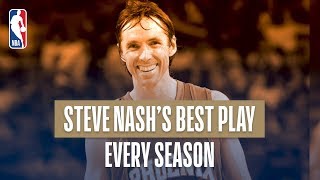 Steve Nashs Best Play Each Season Of His NBA Career [upl. by Epner381]