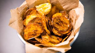 Quick amp Easy Ripe Plantain Chips Recipe [upl. by Ylrehs]