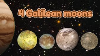 Galilean moons4 largest moons of Jupiter fan song [upl. by Mashe395]