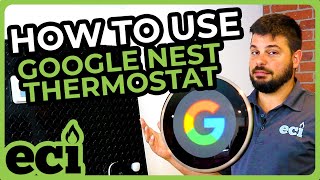 Google Nest Thermostat How to Navigate the Functions and Settings [upl. by Einre]