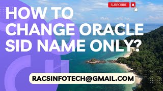 how to change Oracle SID in 19C database from racsinfotech [upl. by Burford773]