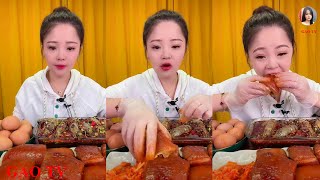 【XIAOYU MUKBANG GAOTV】대창 동파육 새우 족발 중국 먹방 샤오위 실시간라이브편집。EATING SHOW。N01。100322。1 [upl. by Adnohsad353]