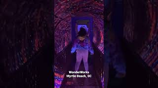 WonderWorks Tunnel in Myrtle Beach SC Maddie loves this place myrtlebeach wonderworks [upl. by Yeblehs]